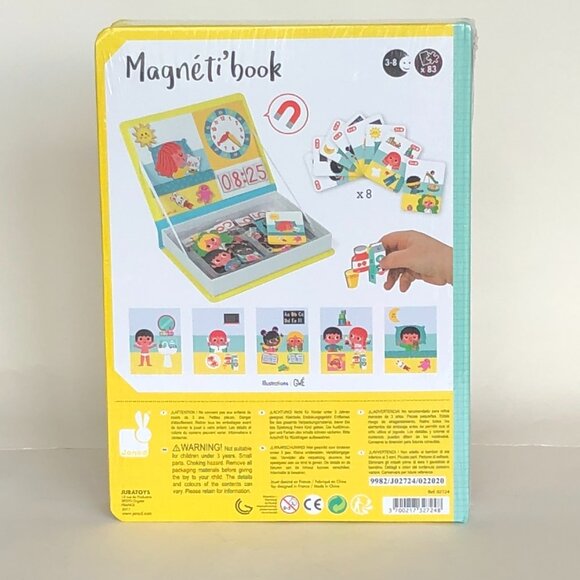 New Sealed Janod Magneti’Book Learn to Tell The Time • 3 to 8 Years - Picture 12 of 13